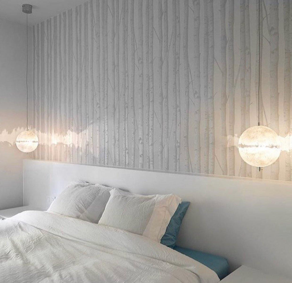 Suspension moderne Kveld en Verre Blanc