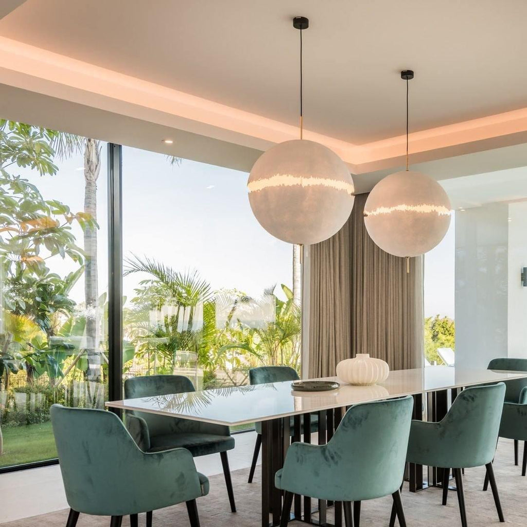 Suspension moderne Kveld en Verre Blanc