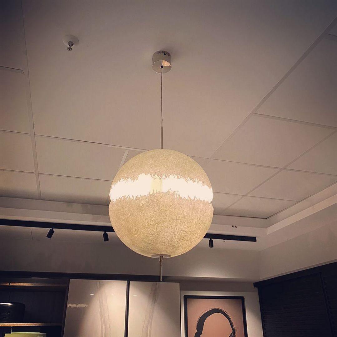 Suspension moderne Kveld en Verre Blanc