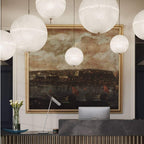Suspension moderne Kveld en Verre Blanc