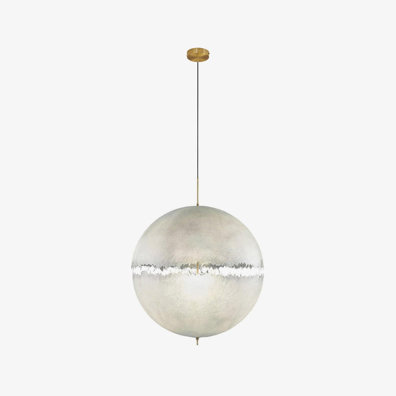 Kveld Modern Pendant Light in White Glass