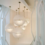 Suspension moderne Kveld en Verre Blanc