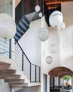 Suspension moderne Kveld en Verre Blanc