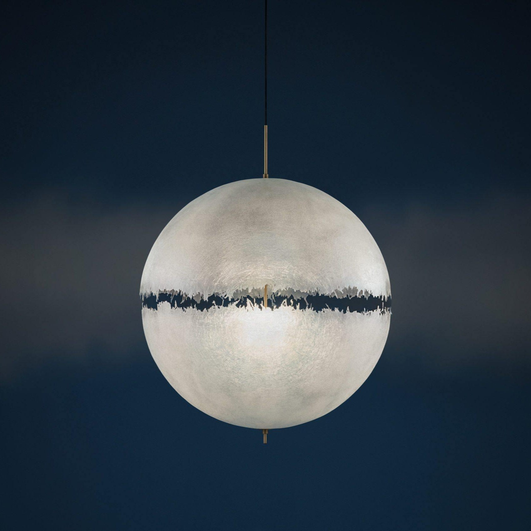 Suspension moderne Kveld en Verre Blanc