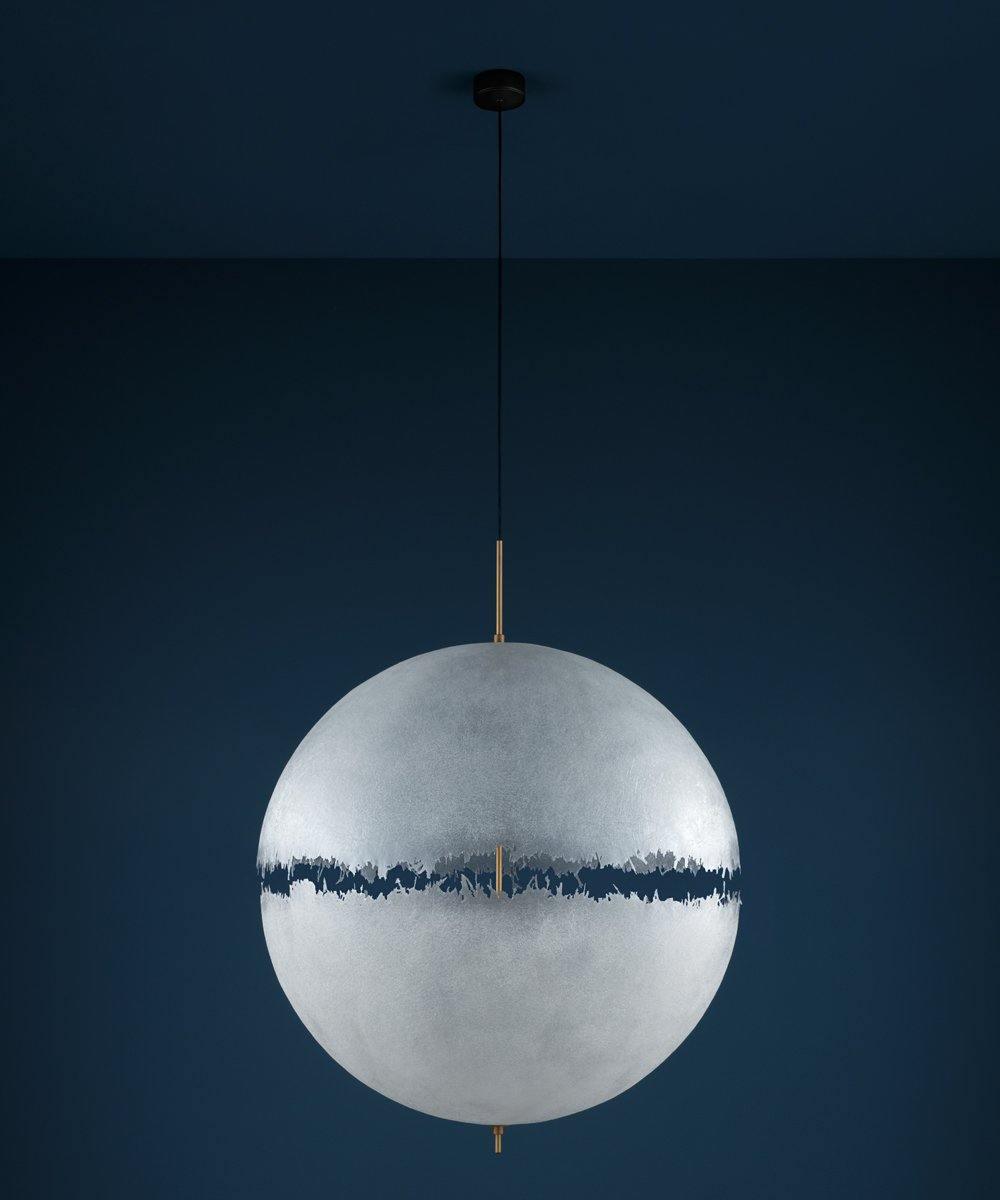 Suspension moderne Kveld en Verre Blanc