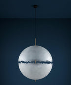 Suspension moderne Kveld en Verre Blanc