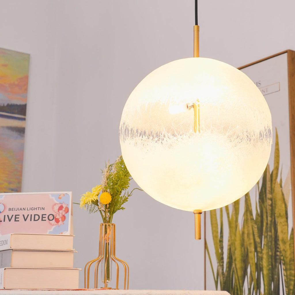 Suspension moderne Kveld en Verre Blanc