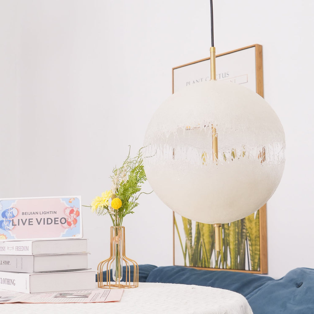 Suspension moderne Kveld en Verre Blanc