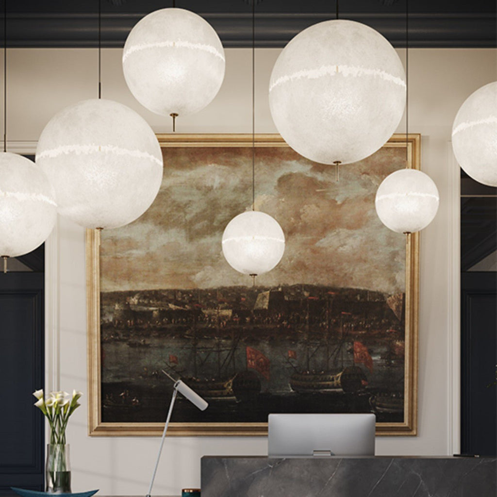 Suspension moderne Kveld en Verre Blanc