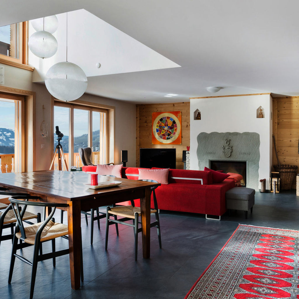 Suspension moderne Kveld en Verre Blanc