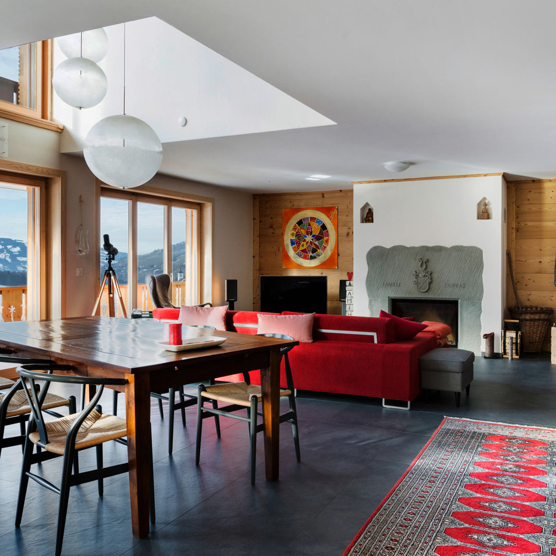 Suspension moderne Kveld en Verre Blanc