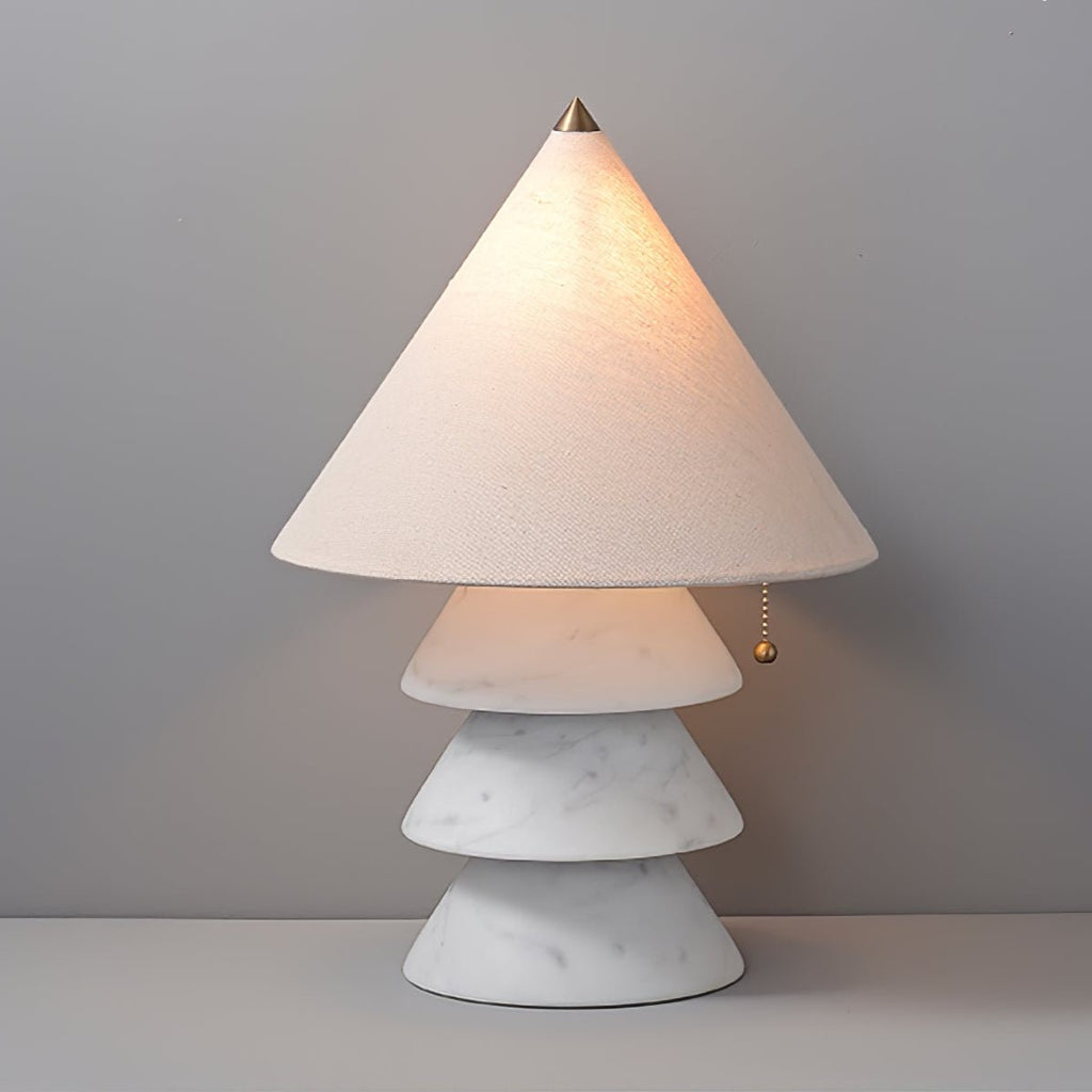 Lampe à poser moderne Olaus en Onyx Rose Jade