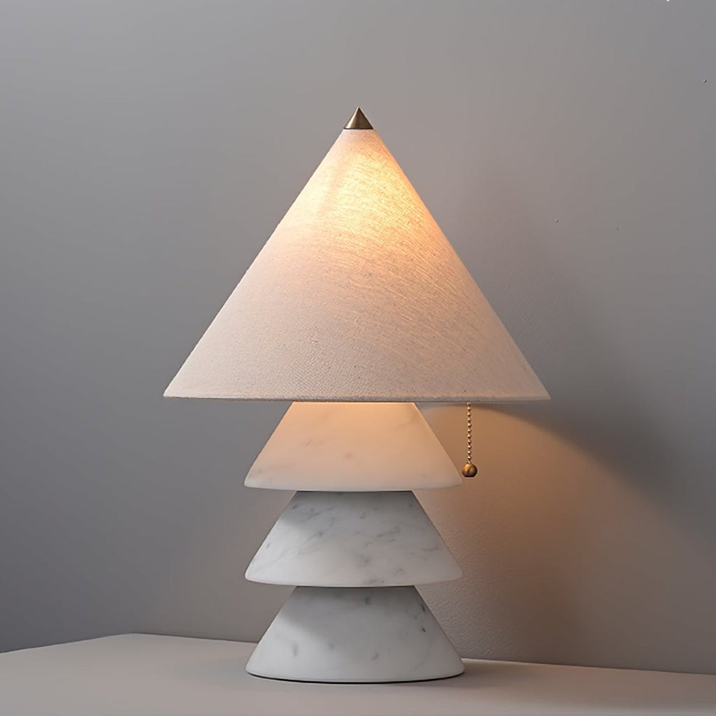 Lampe à poser moderne Olaus en Onyx, Jade Vert