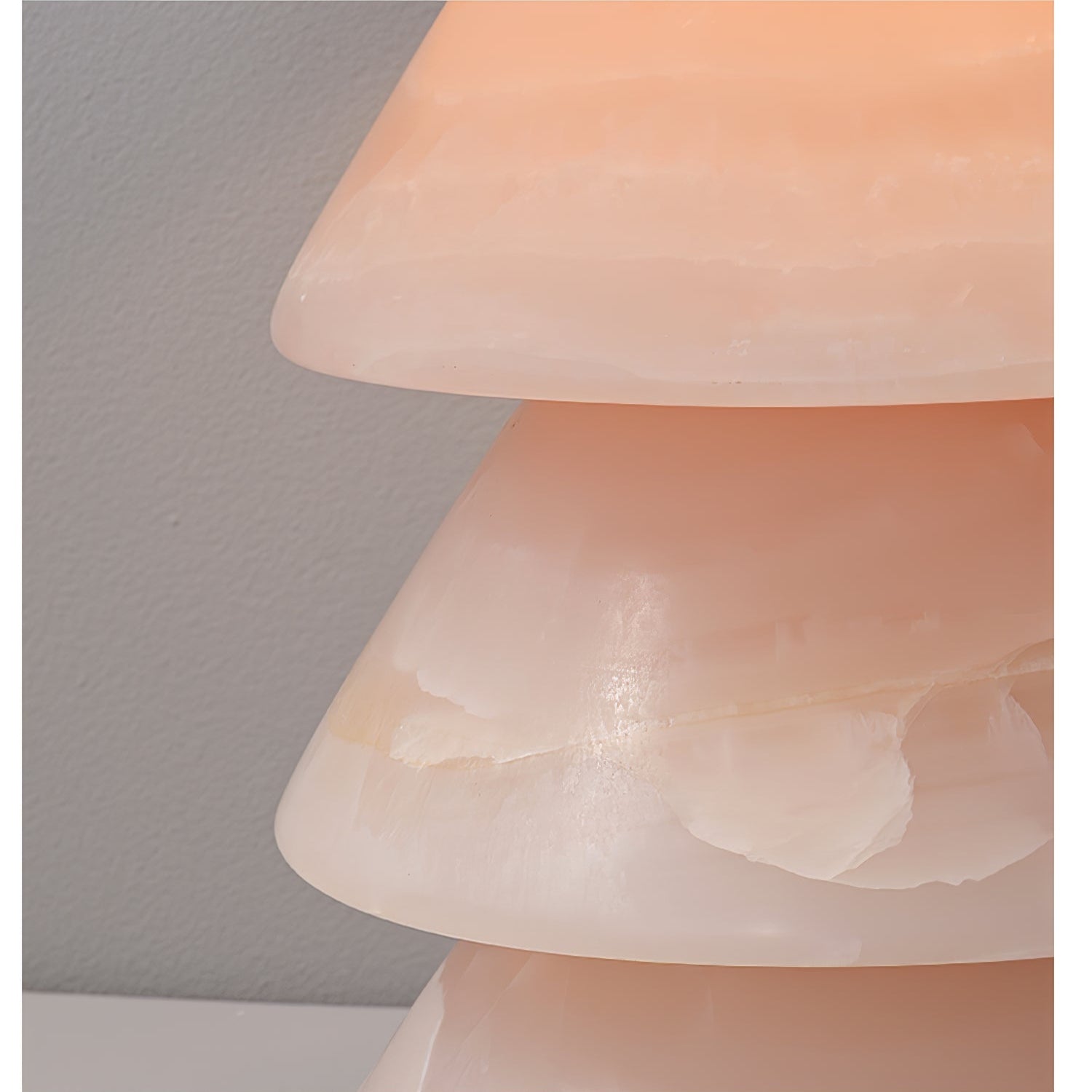 Lampe à poser moderne Olaus en Onyx, Jade Vert