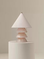 Lampe à poser moderne Olaus en Onyx Rose Jade