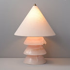 Lampe à poser moderne Olaus en Onyx, Jade Vert