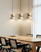 Suspension moderne Arnvard en Travertin jaune