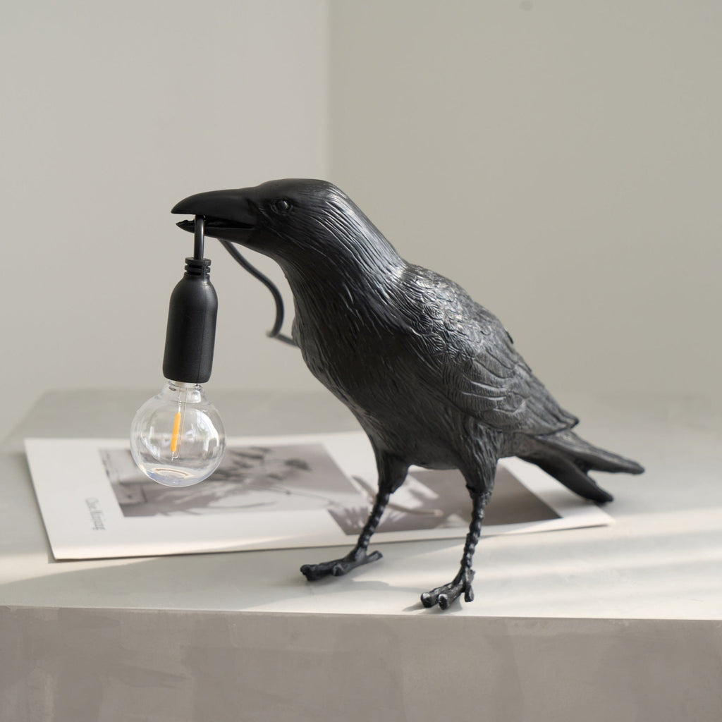 Lampe à poser moderne Ando en résine Blanc
