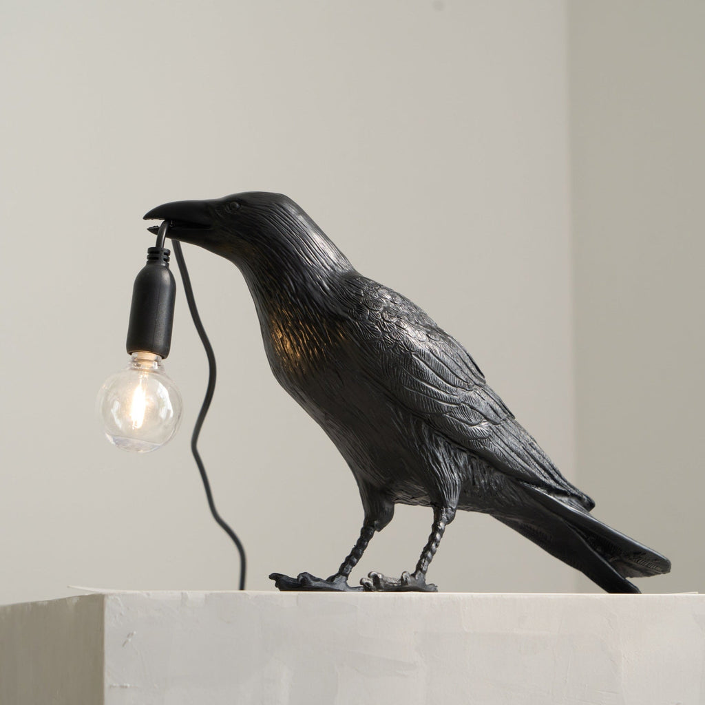 Lampe à poser moderne Ando en résine Blanc