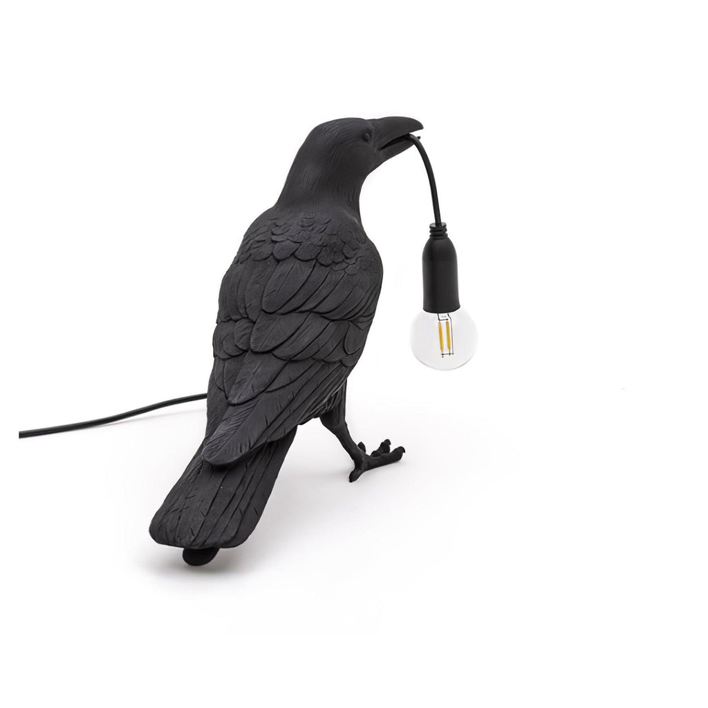 Lampe à poser moderne Ando en résine Blanc