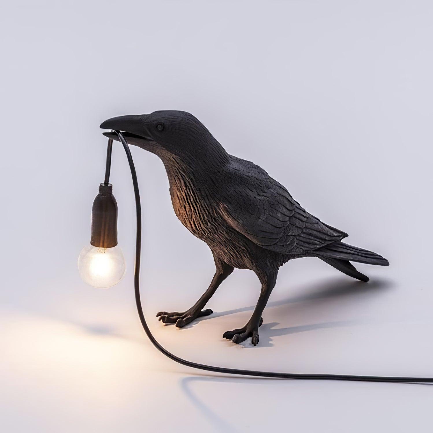 Lampe à poser moderne Ando en résine Blanc