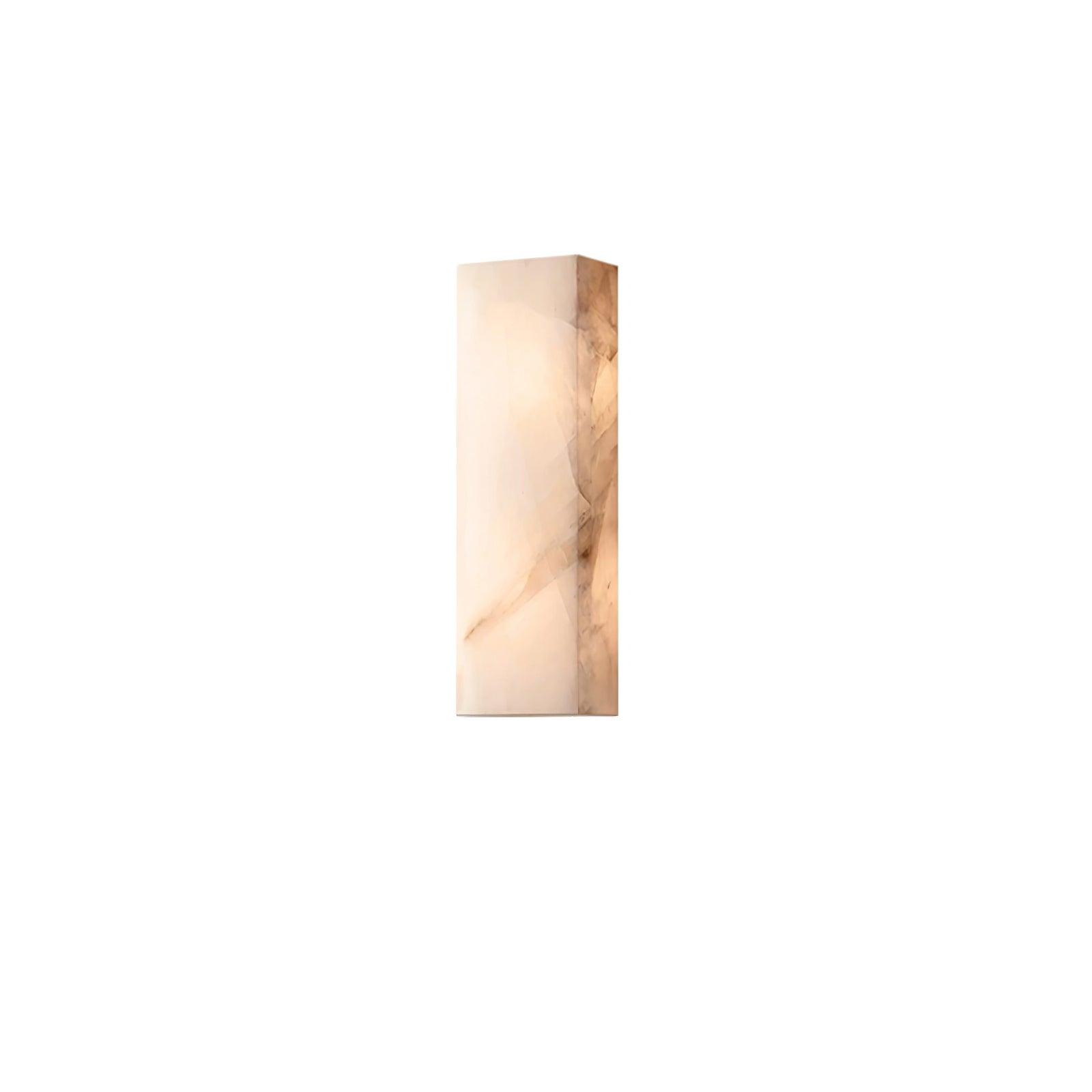 Applique murale moderne Collin en Albâtre Blanc