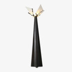 Lampadaire moderne Galin en Albâtre Noir et blanc
