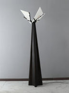 Lampadaire moderne Galin en Albâtre Noir et blanc