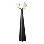 Lampadaire moderne Galin en Albâtre Noir et blanc