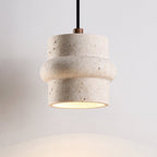 Suspension moderne Saul en Travertin jaune