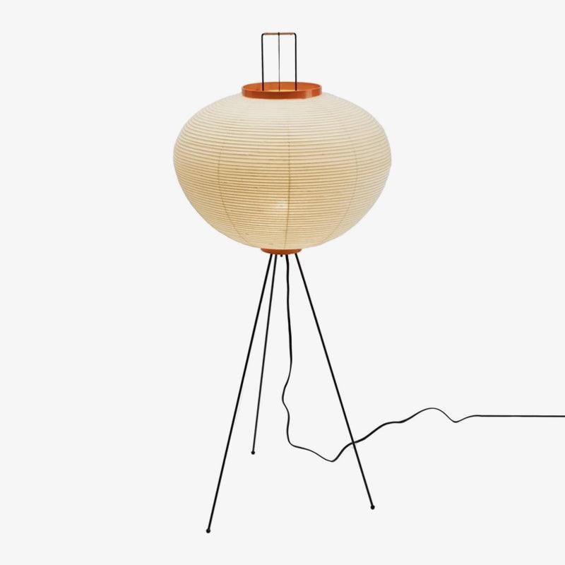 Lampadaire moderne Cyril en papier Blanc