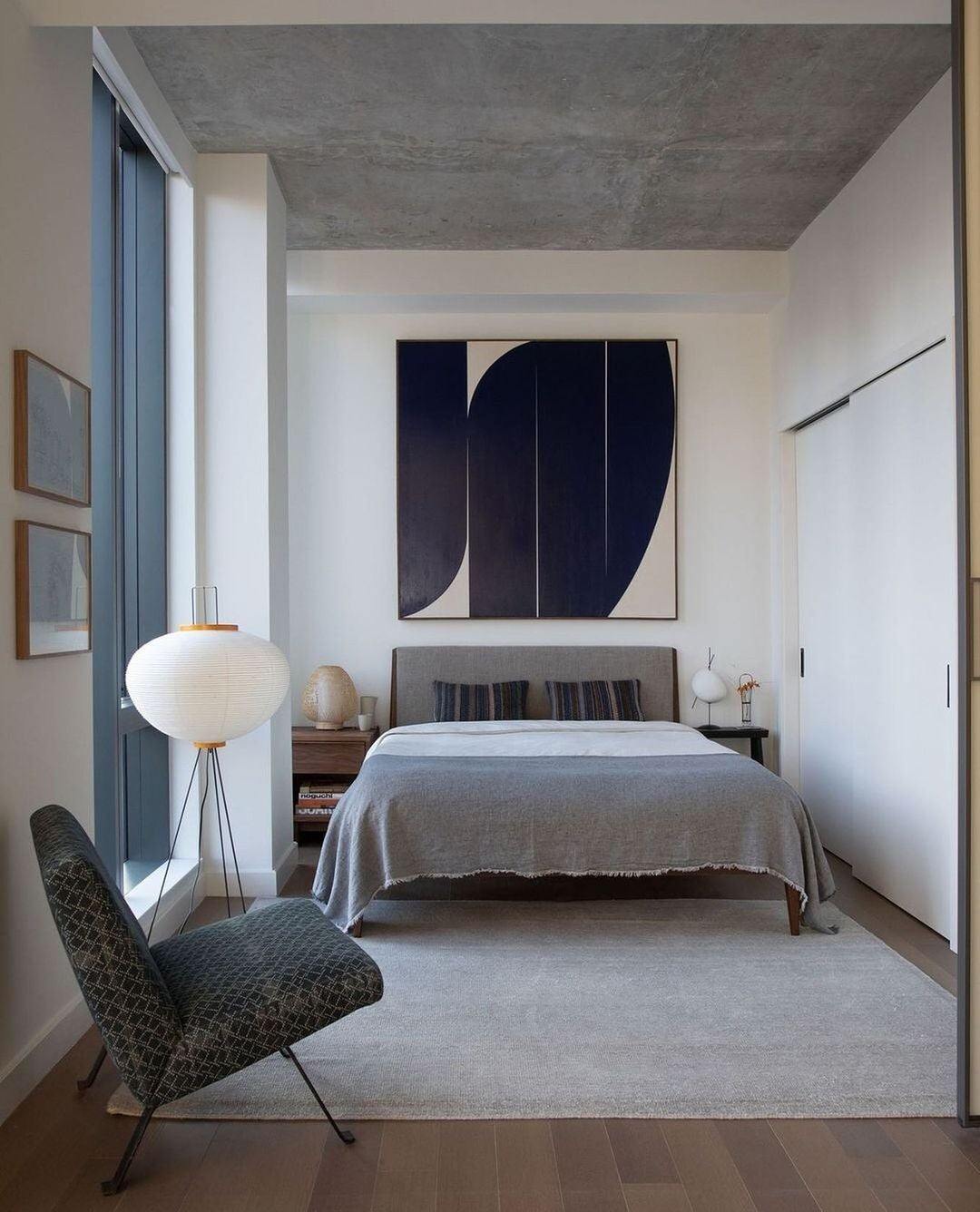 Lampadaire moderne Cyril en papier Blanc