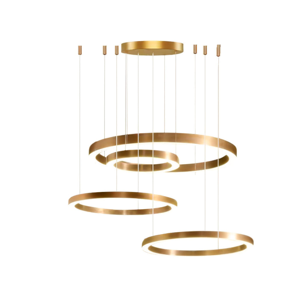 Suspension moderne Quist en Métal Doré