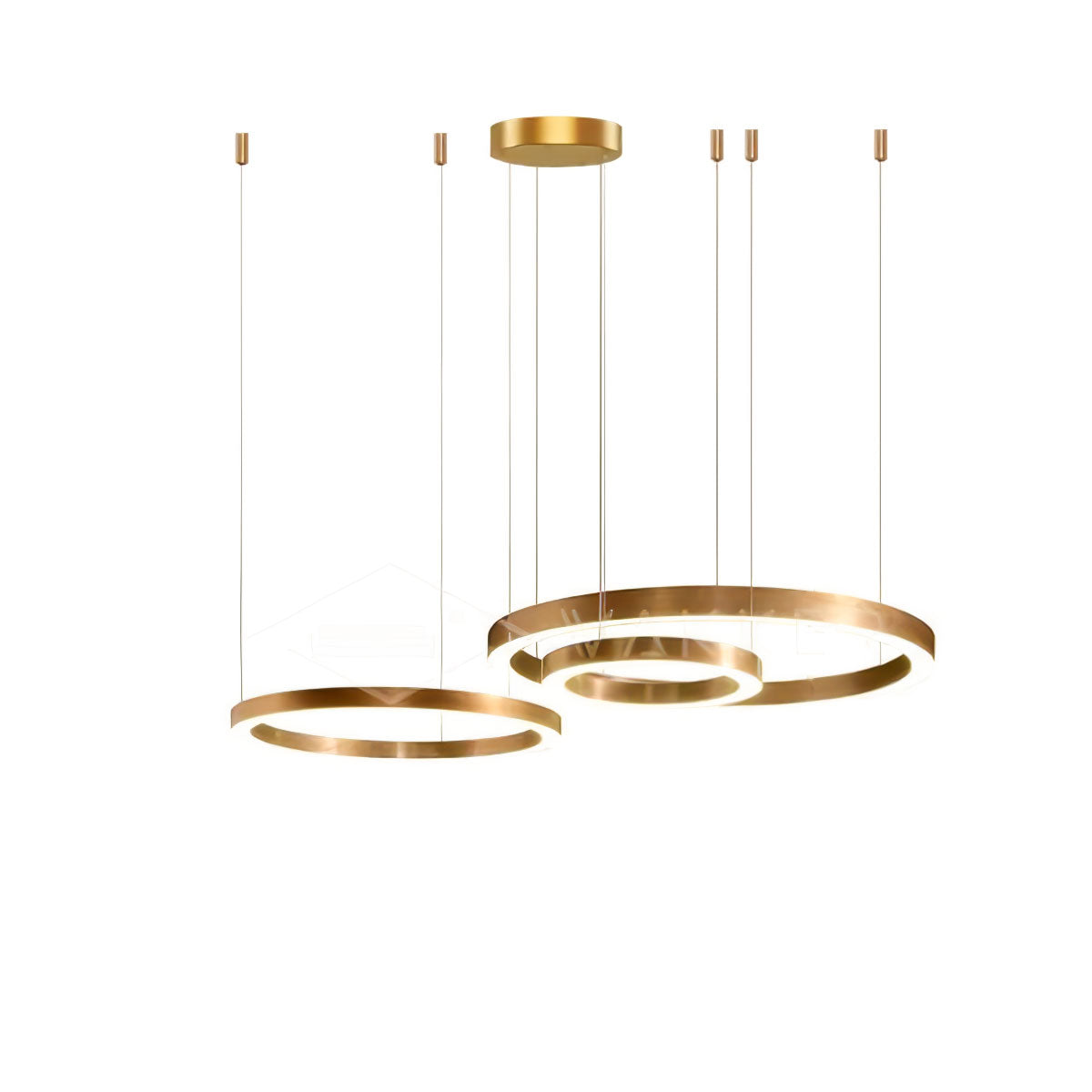 Suspension moderne Quist en Métal Doré