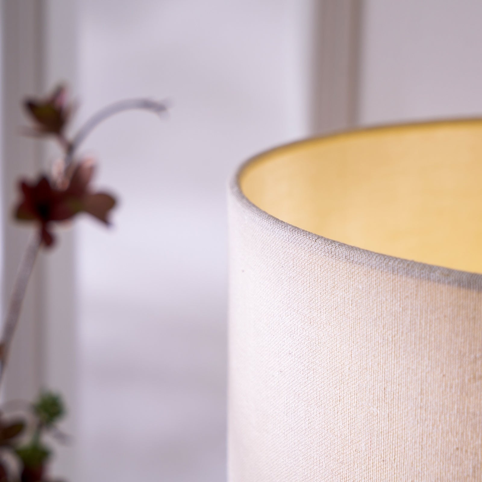 Lampe à poser moderne Jorund en pierre Gris et beige