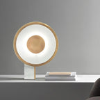 Lampe à poser moderne Reed en Fer Blanc et doré