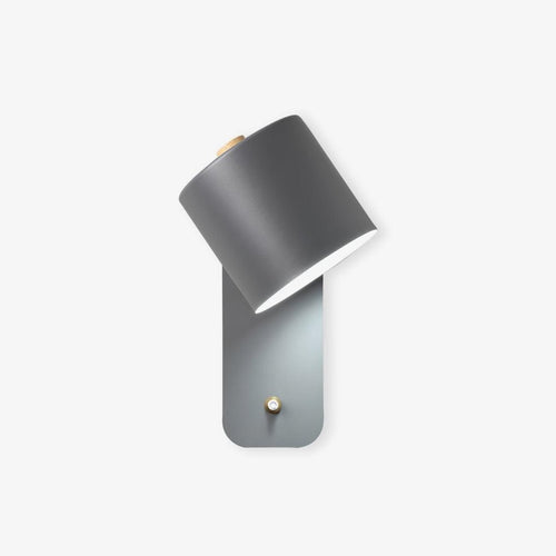 Applique murale moderne Arnaldur en Bois Gris