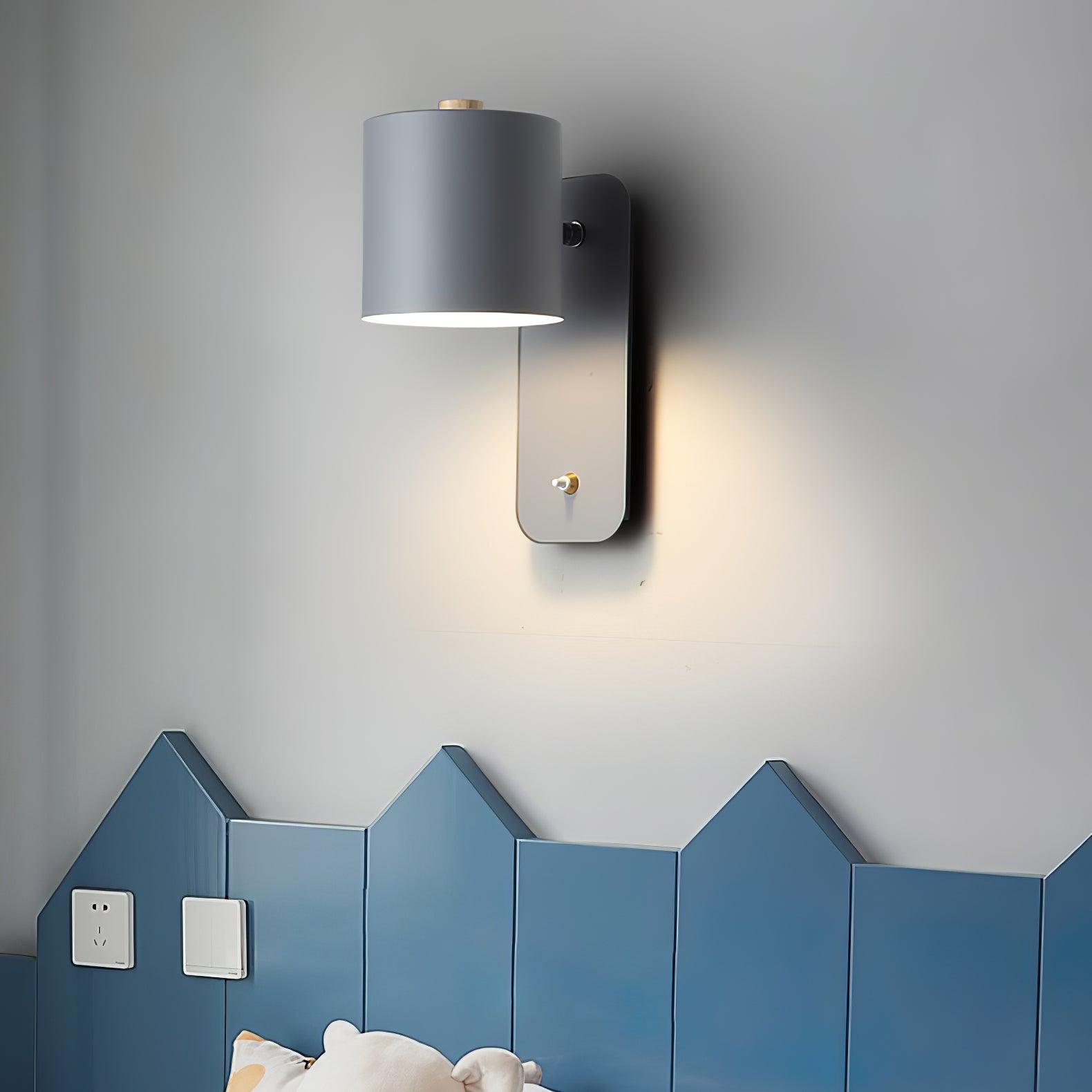 Applique murale moderne Arnaldur en Bois Gris