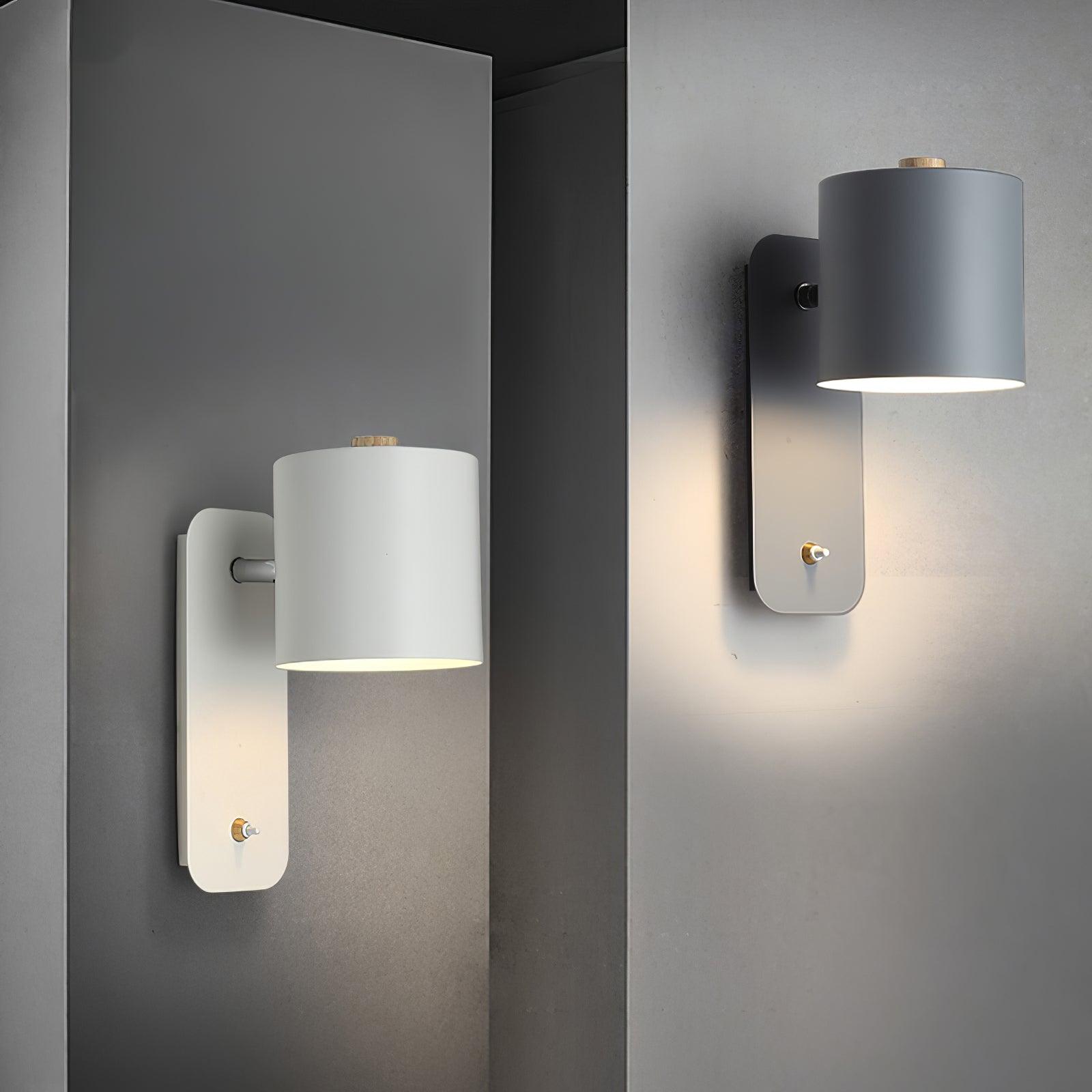 Applique murale moderne Arnaldur en Bois Gris
