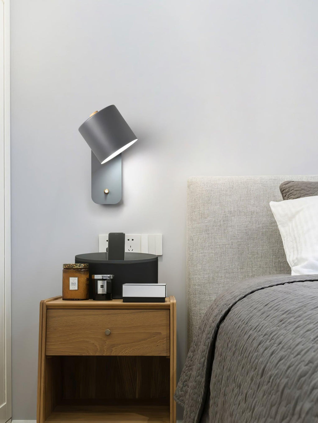 Applique murale moderne Arnaldur en Bois Blanc