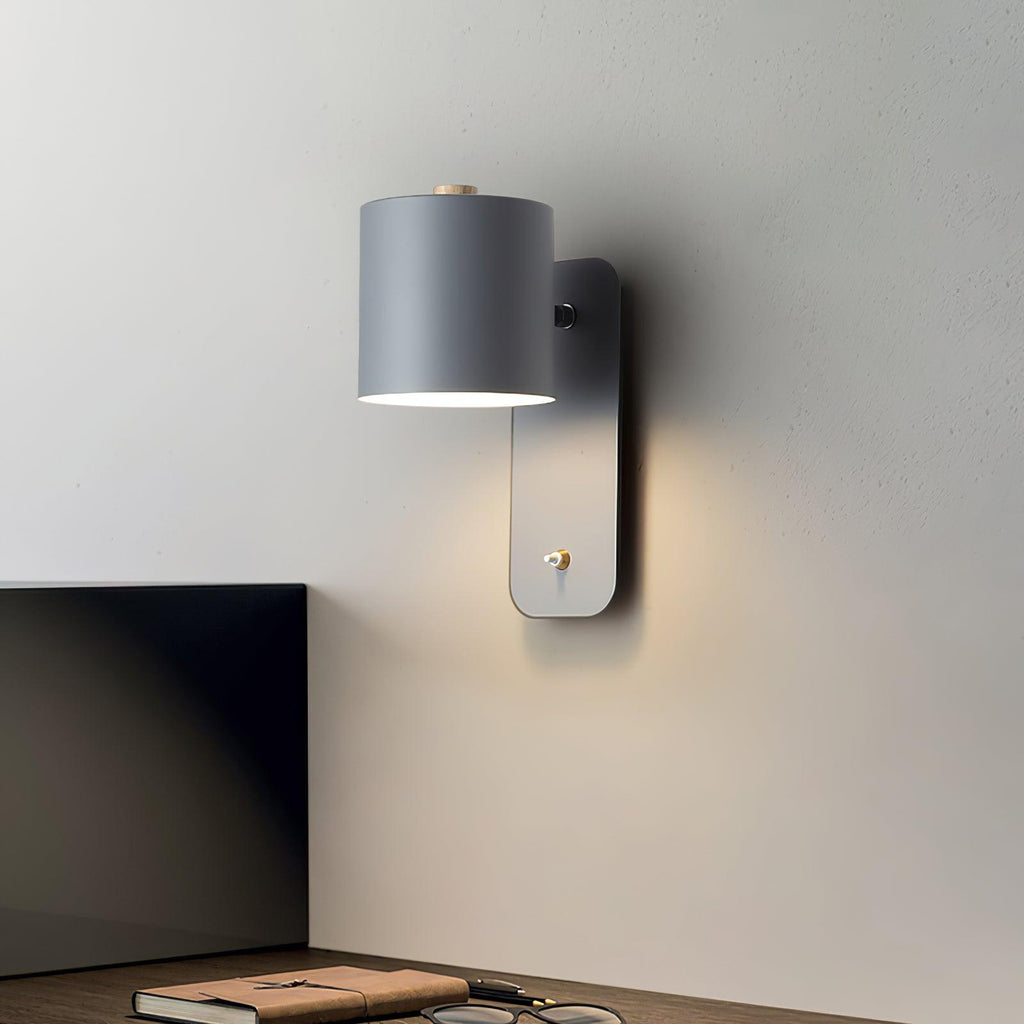 Applique murale moderne Arnaldur en Bois Gris