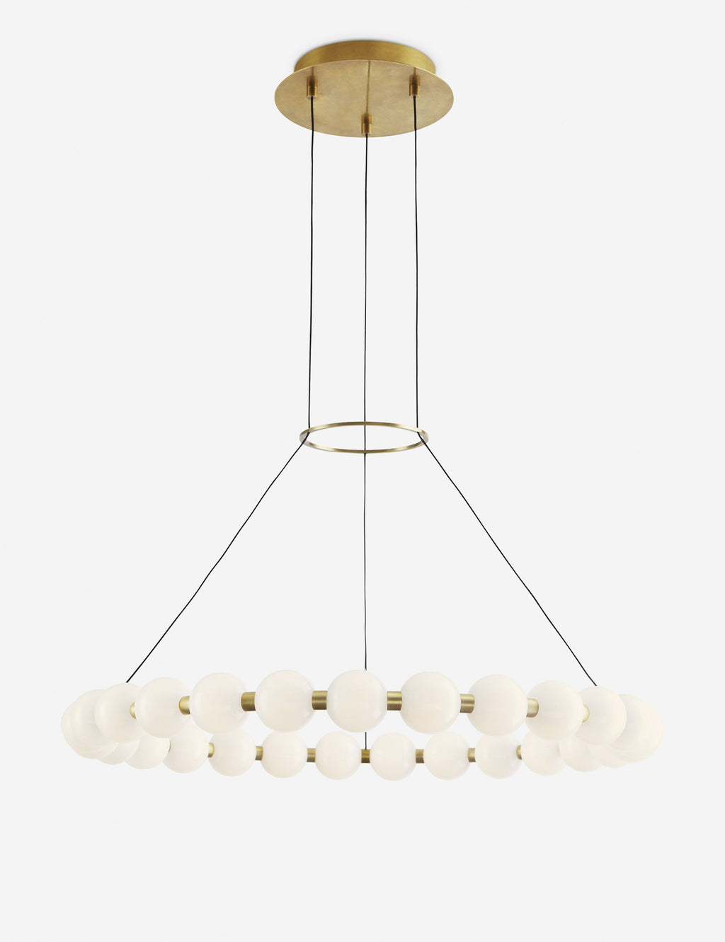 Lustre moderne Eiki en laiton - Laiton