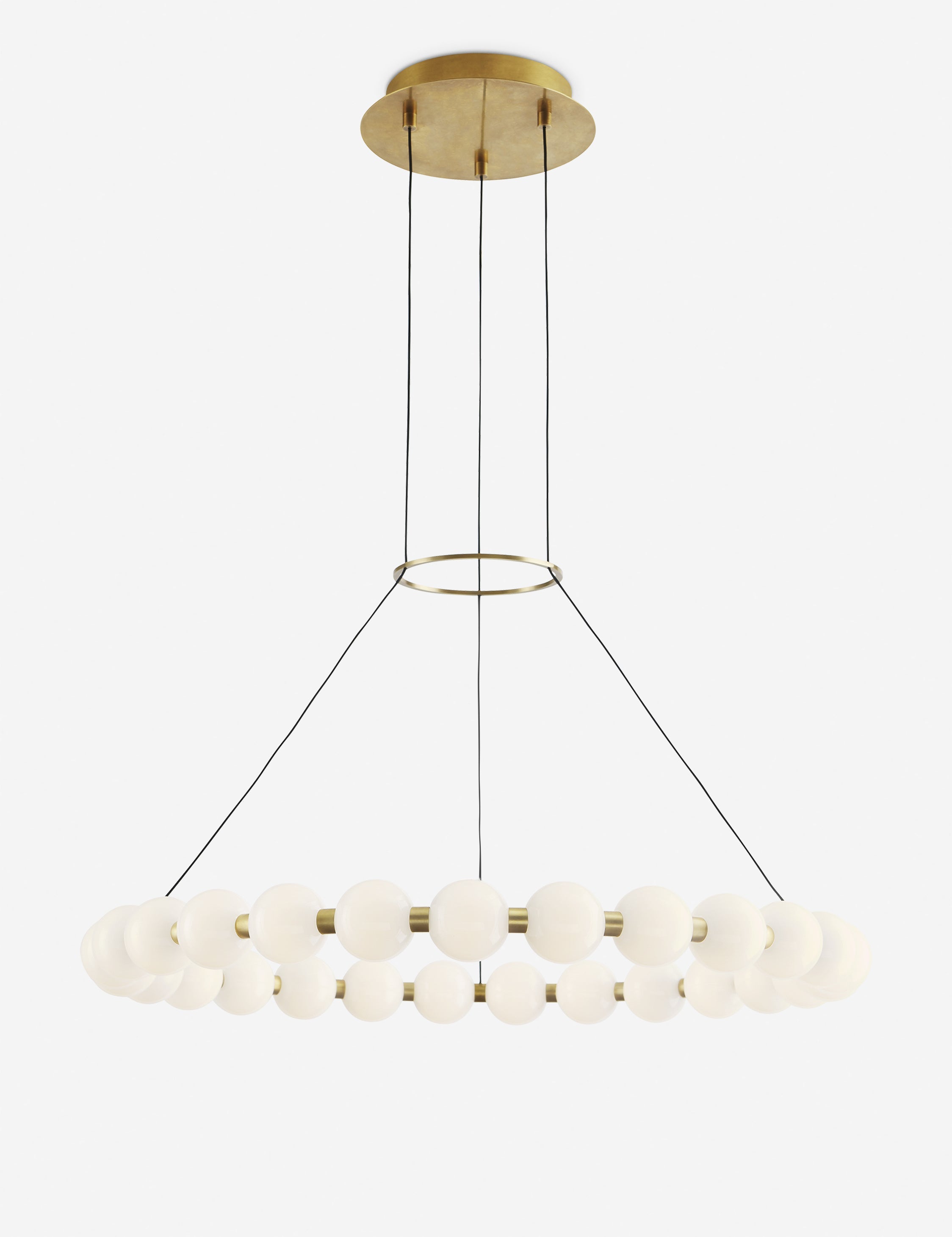 Lustre moderne Eiki en laiton - Laiton