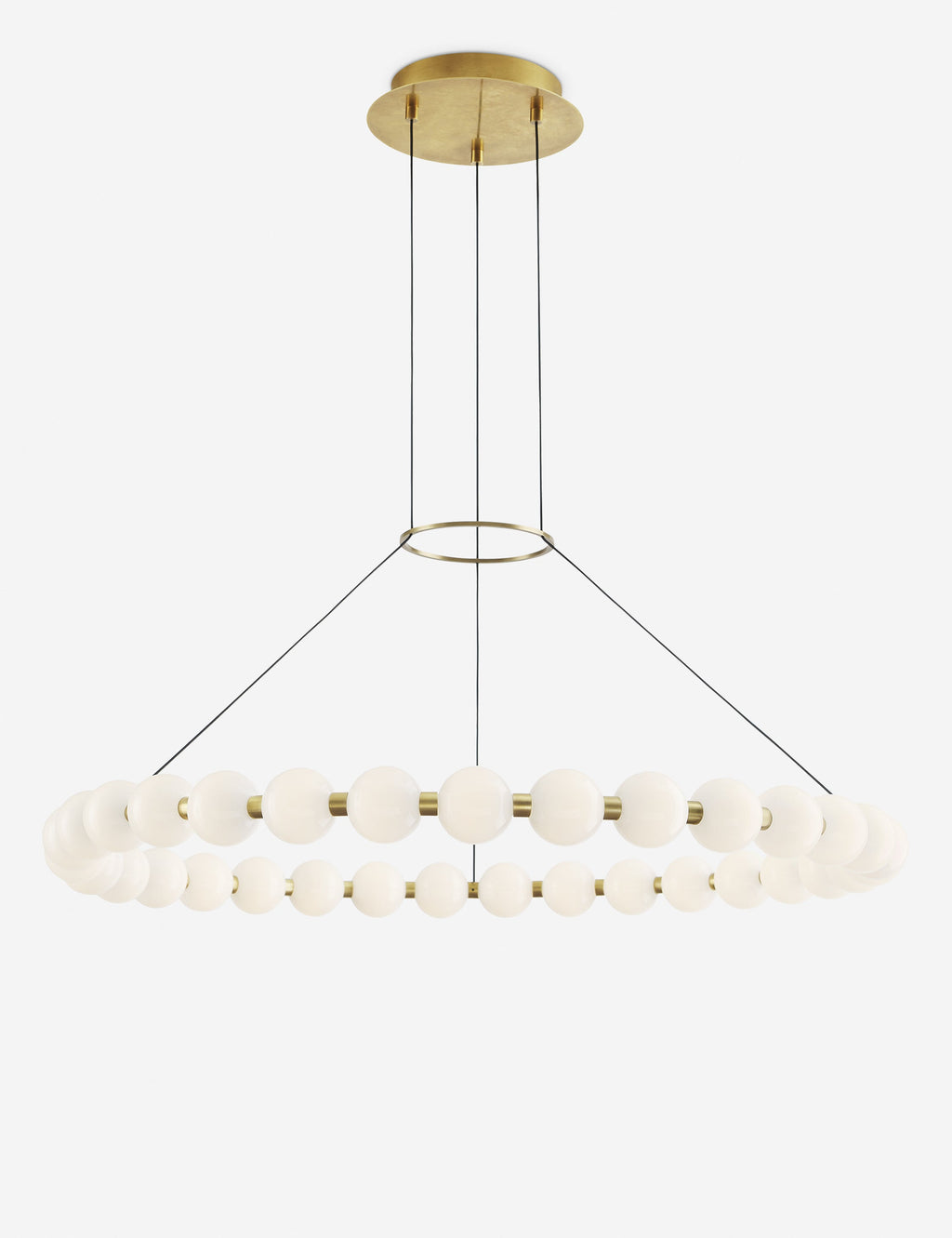 Lustre moderne Eiki en laiton - Laiton