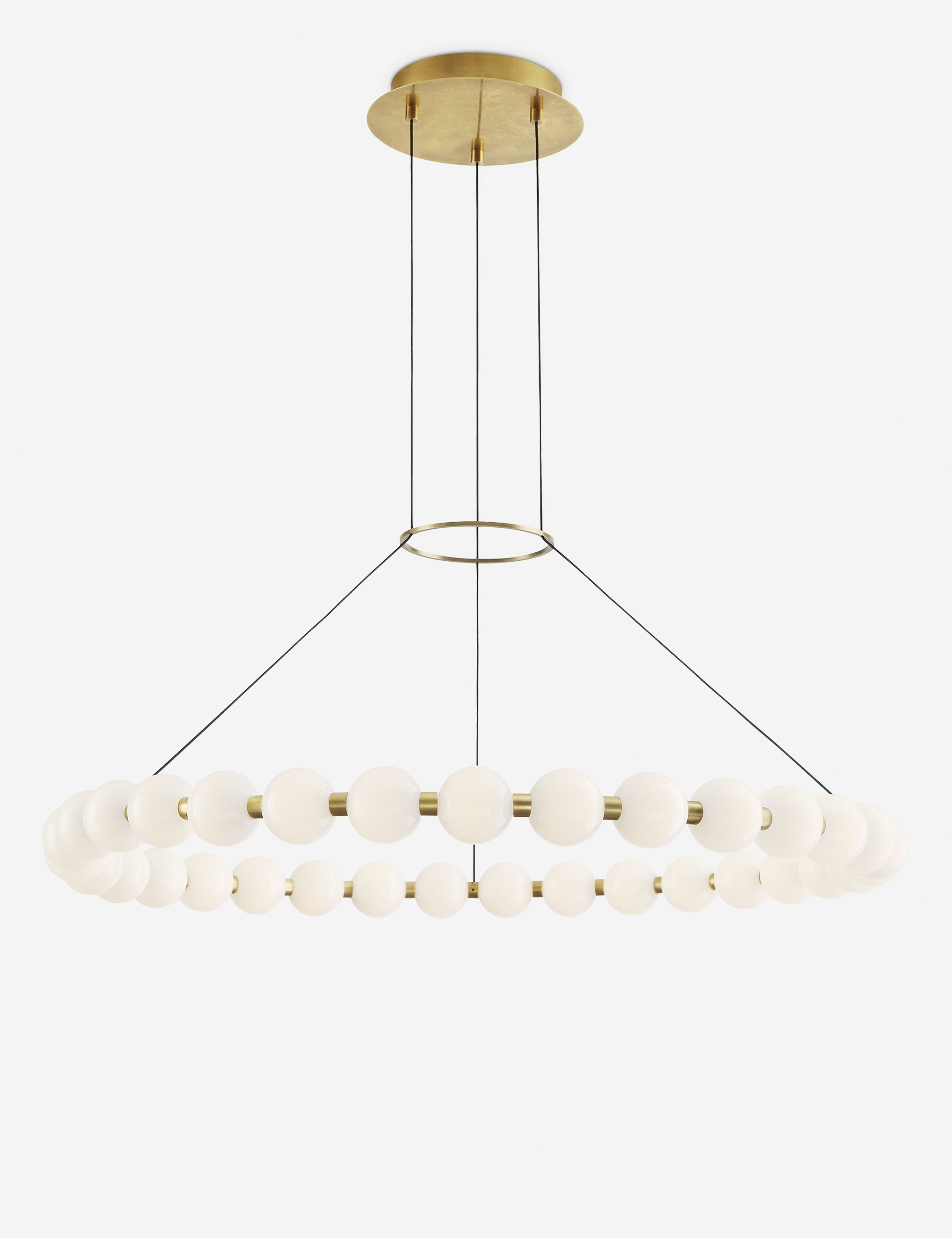Lustre moderne Eiki en laiton - Laiton