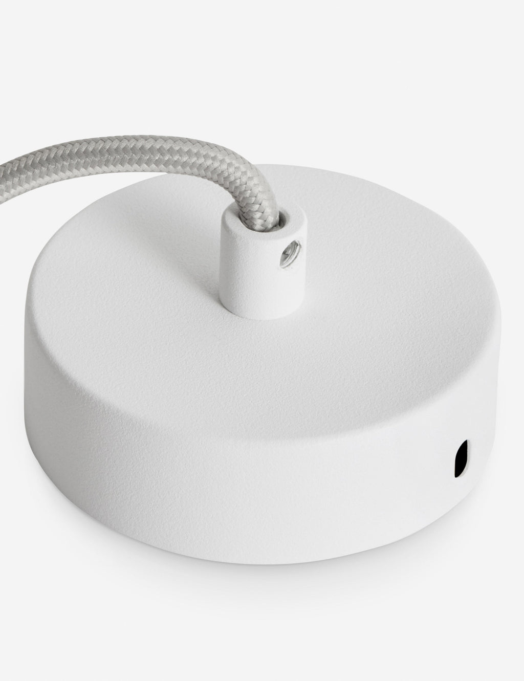 Suspension moderne Eistein en blanc thermolaqué acier - Blanc thermolaqué acier