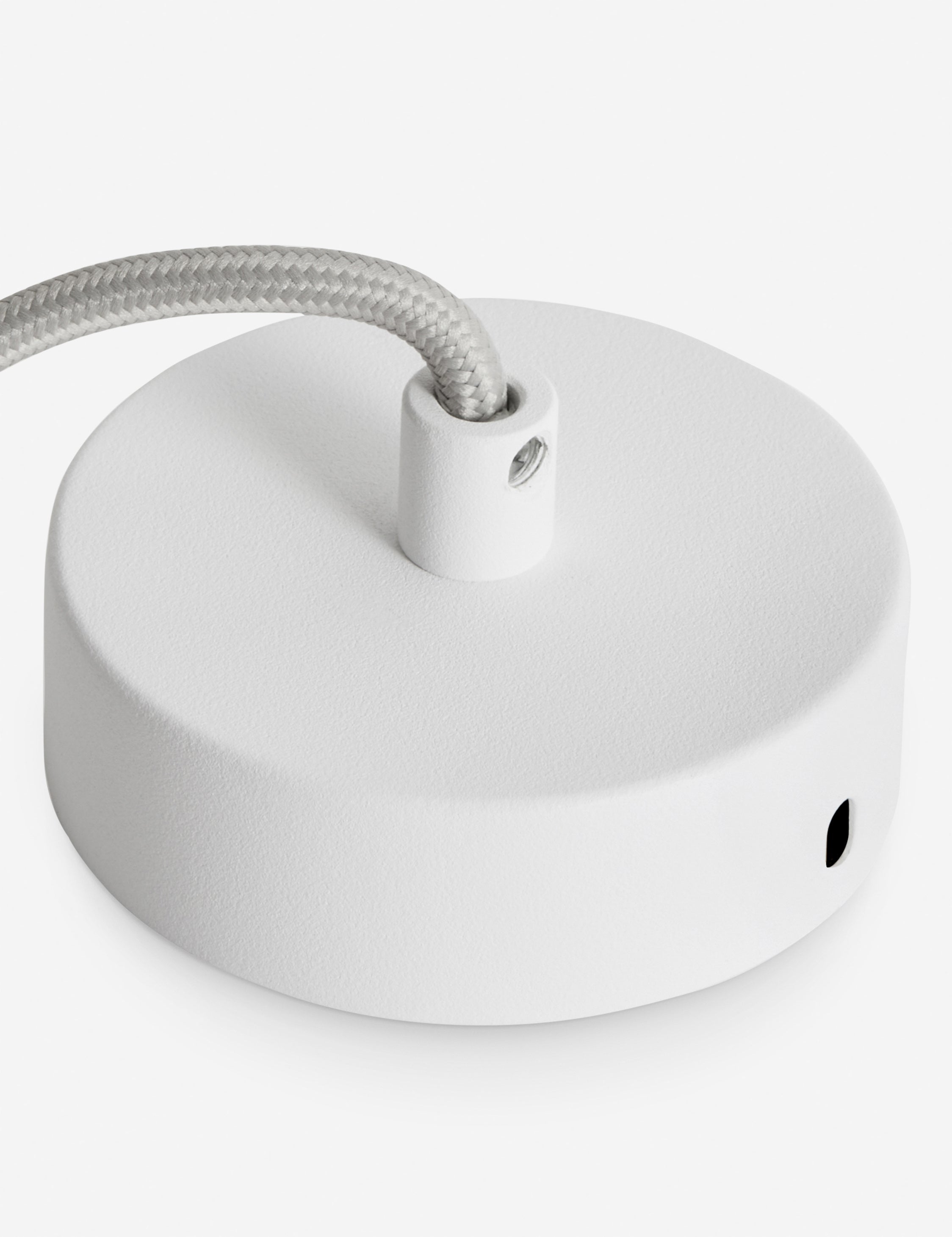 Suspension moderne Eistein en blanc thermolaqué acier - Blanc thermolaqué acier