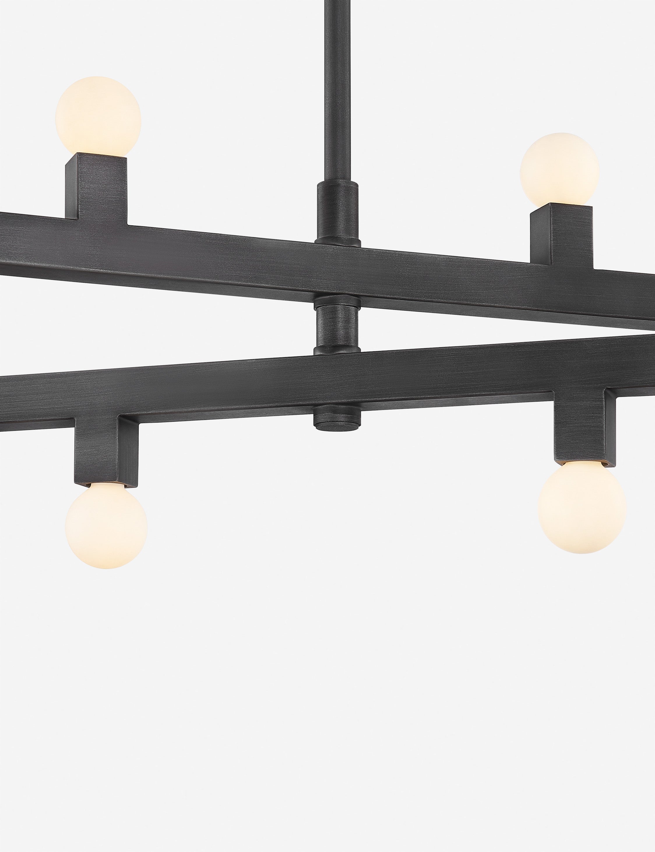 Lustre minimaliste Thorvin en noir - Noir