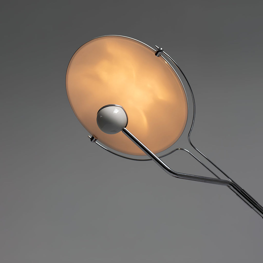 Lampadaire moderne Seff en Marbre Blanc et gris