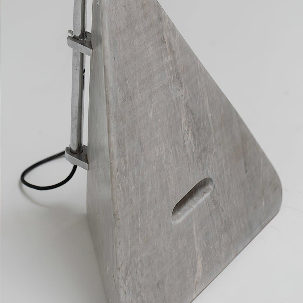 Lampadaire moderne Seff en Marbre Blanc et gris